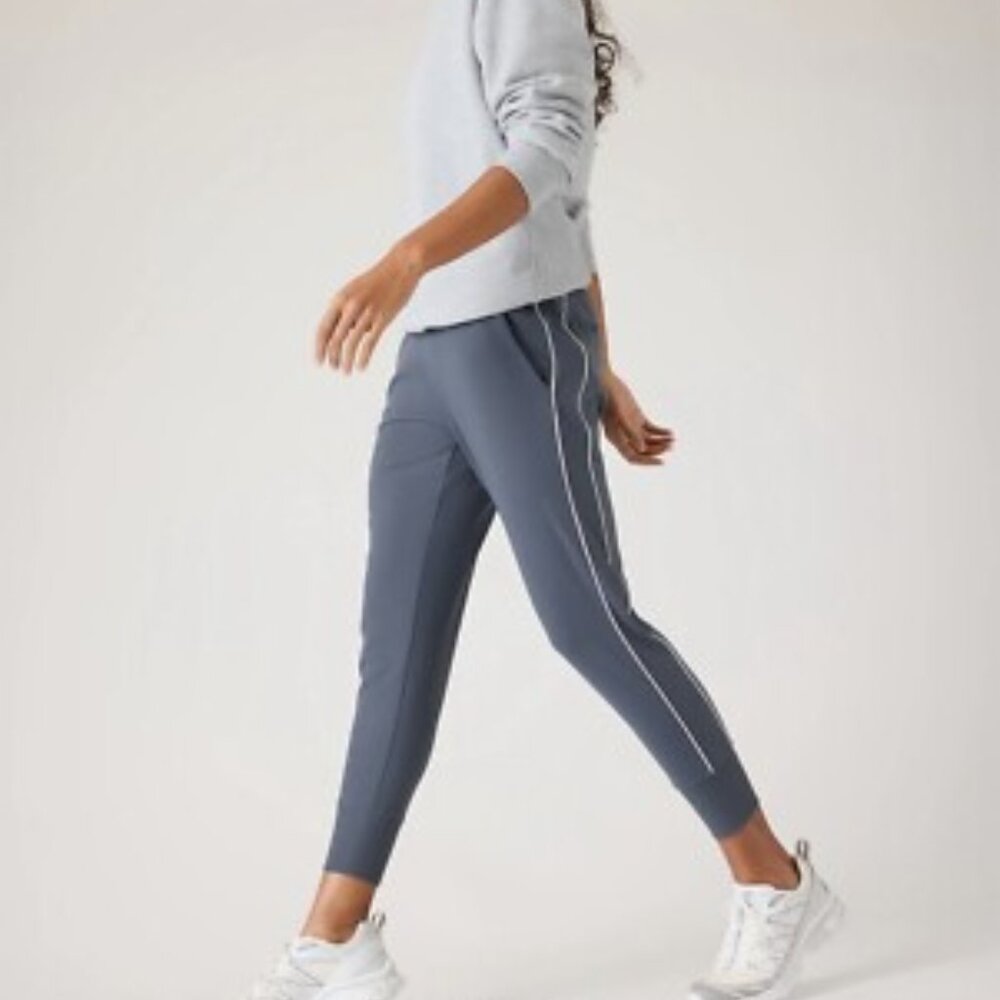 Athleta Venice Striped Track Pants MP Like New